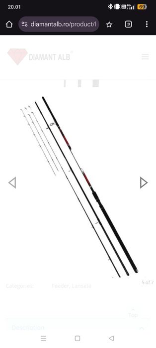 Vând 2 Lansete Flx9 2 Feeder Diamant alb