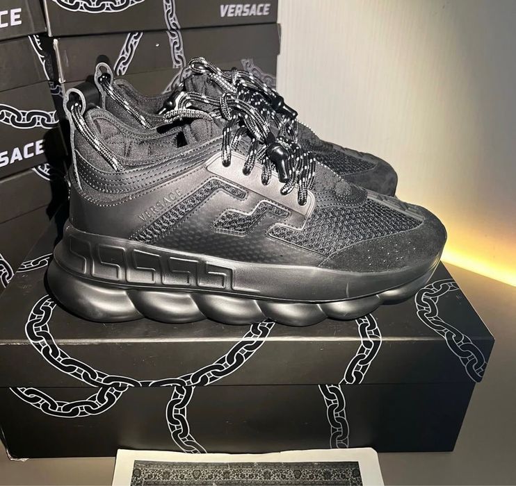 Versace chain reaction triple black