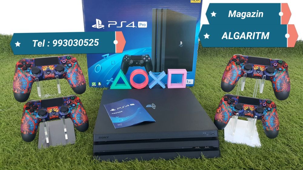 Playstation 4 PRO. { 4K } HDR. 1.TB. + Top GAMES.