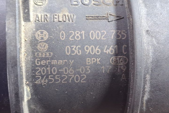 Debitmetru senzor map 2.0 tdi cbb 0281002735 Audi A4 B8/8K [2007 - 20