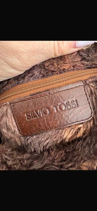 Geanta din piele naturala Silvio Tossi