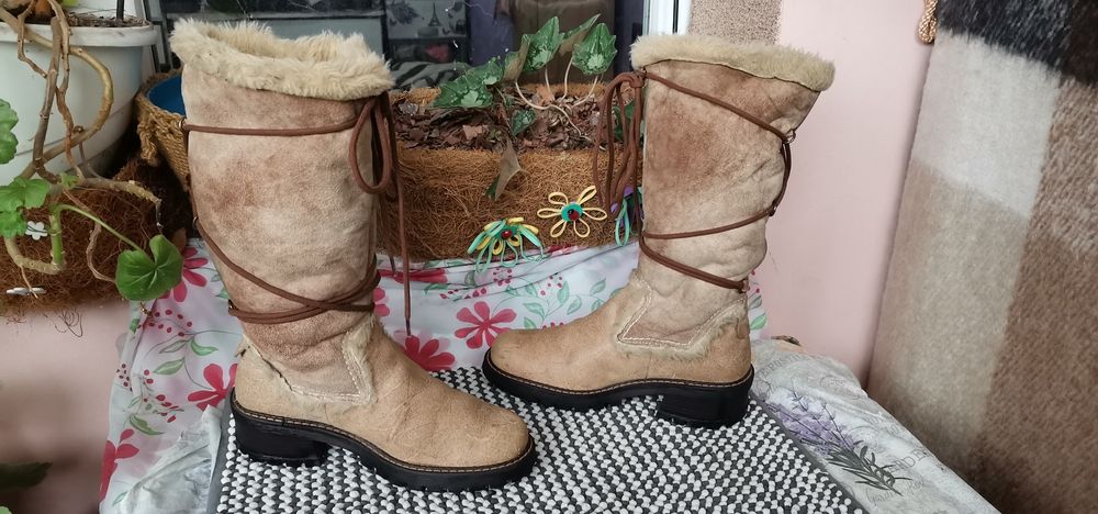 Ботуши Marc 36 н. Естествена кожа, велур