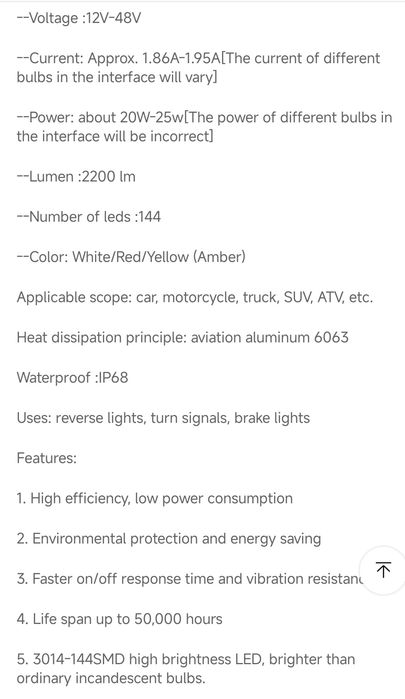 LED крушки | Super bright | Yellow BA15S P21W