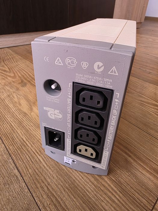 Sursă UPS APC 325VA / 195W – Ideal pentru router, modem sau PC office