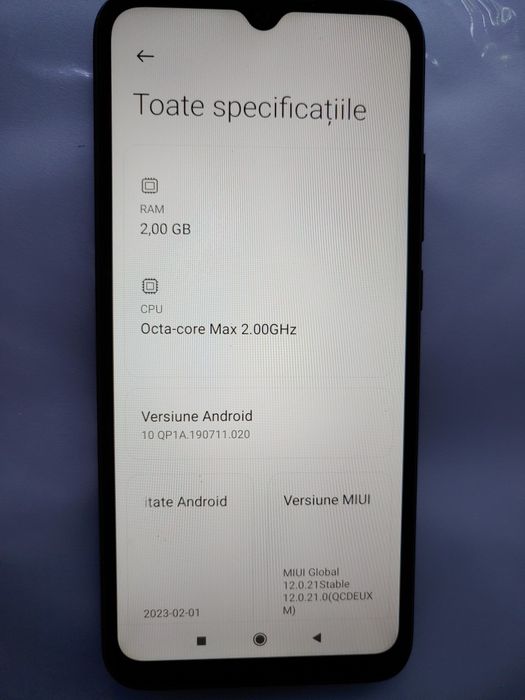 Xiaomi Redmi 9A + Husă + Încărcător