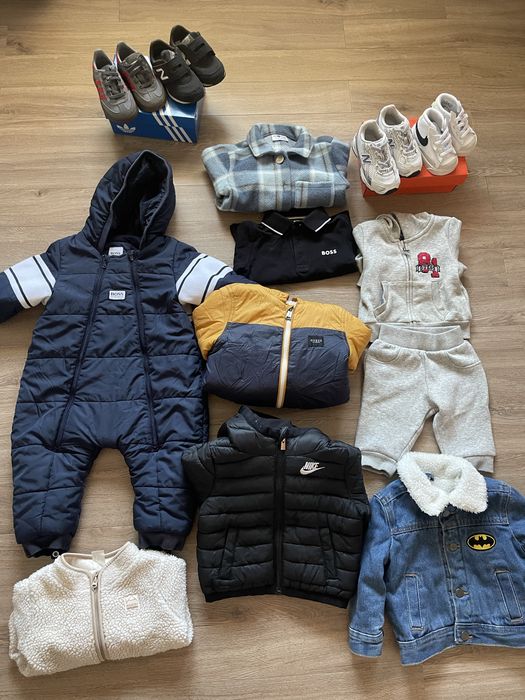 Бебешки дрехи и обувки Boss, New Balance, Adidas