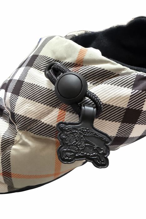 Burberry Check Quilted Mules (multicolour)