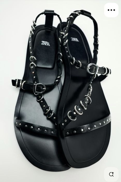 Босоножки Zara кожанные