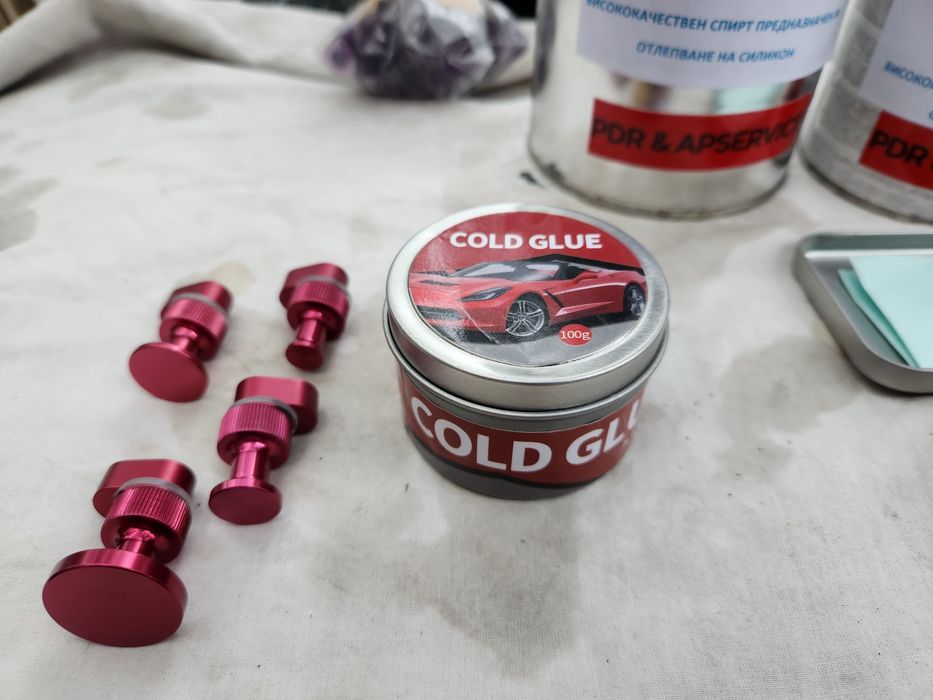 Пдр студено  и топло лепило  и консумативи  за ремонт на  вдлъбнатини