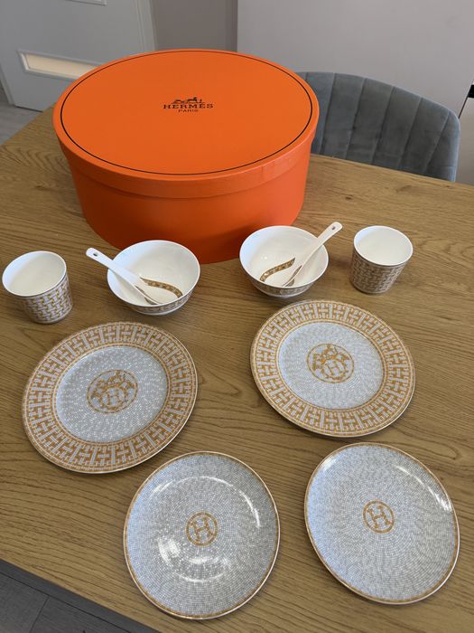 Hermes Mosaique au 24 сет комплект за хранене за двама