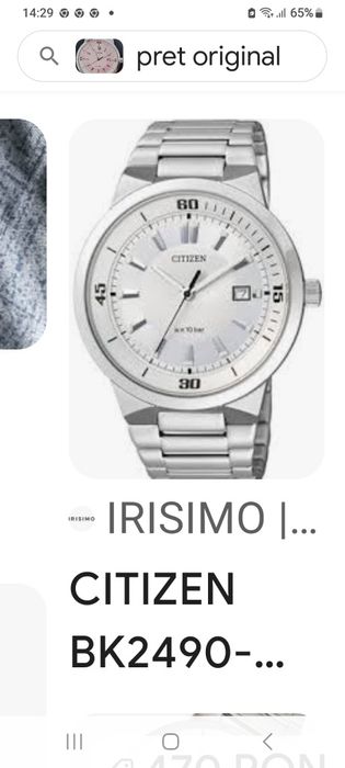 Ceas barbatesc citizen