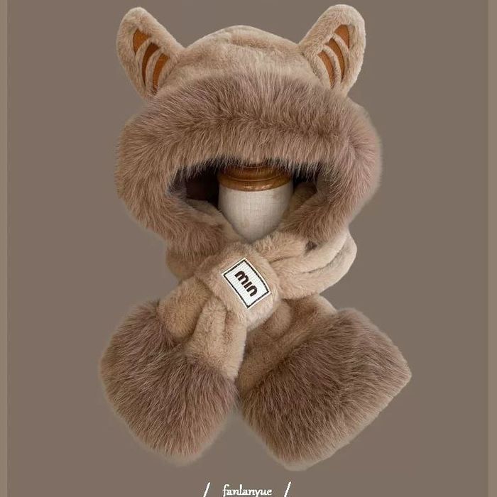 Шапка шарф тёплая на девочек