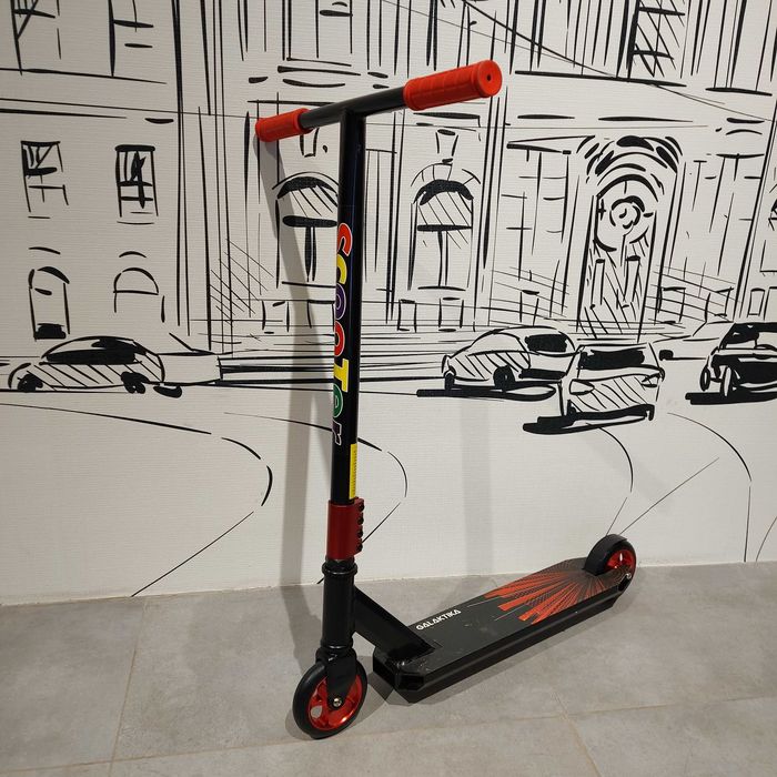 Оригинальный Трюковый самокат Scooter, Longway. Трюковой Vokul. Тэшка.