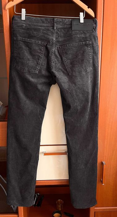 Pantaloni reiati gri inchis Baldessarini barbatesti