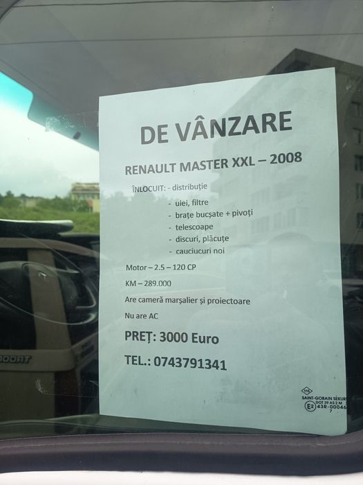 Renault master 2008.