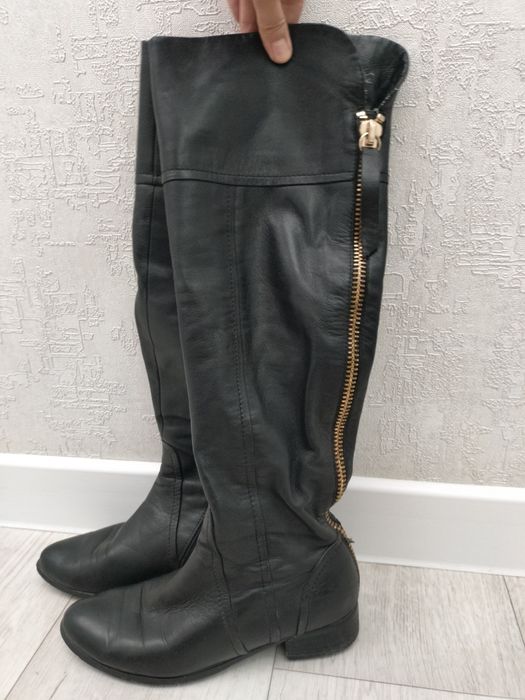 Продам кожаные осенние сапоги