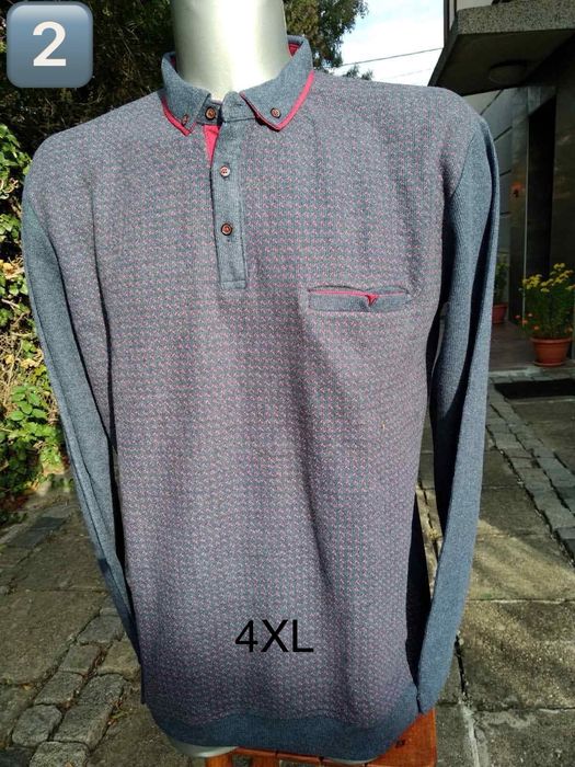 Мъжки ризи - голям размер 5XL, 4XL, 3XL