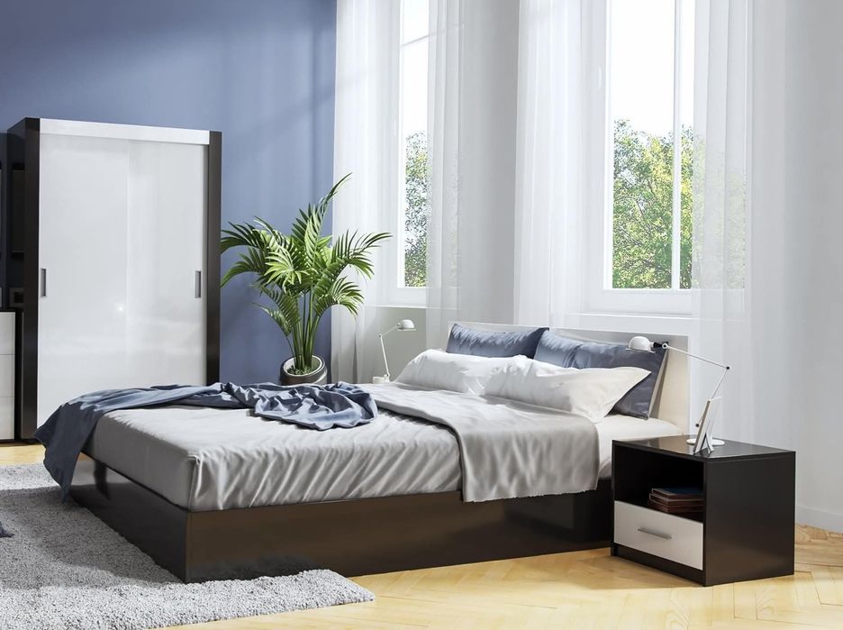 Спален комплект  гардероб спалня нощни шкафчета