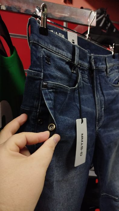Оригинални дънки G-Star Raw D-Staq W31 W32 W33 W34 W36 нови мъжки 3D Slim