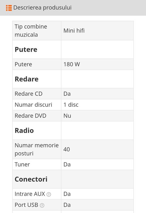 Sistem audio Philips nou!!