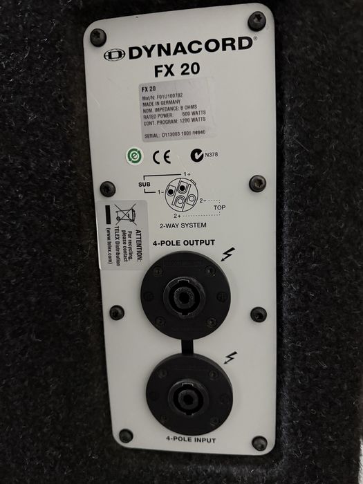 Vand basi dynacord FX20 ( XA2 - D11 )