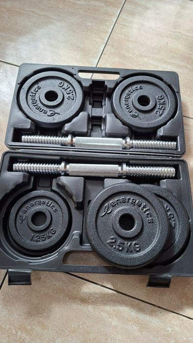 Set gantere plus bara fitness