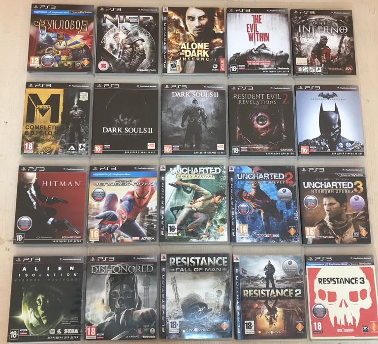 Игры PlayStation 3 Цены разные