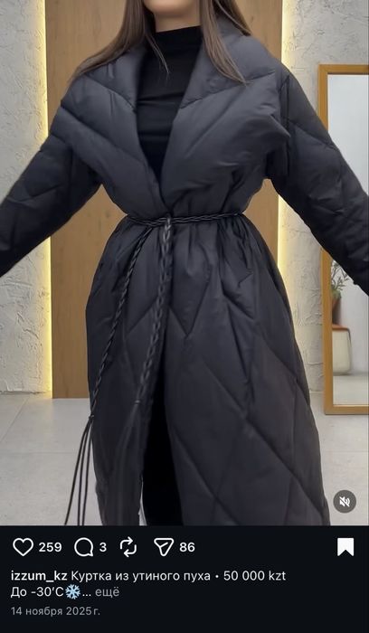 Зимняя Куртка на пуху