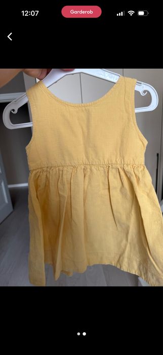 Платье из хлопка 98-104 см