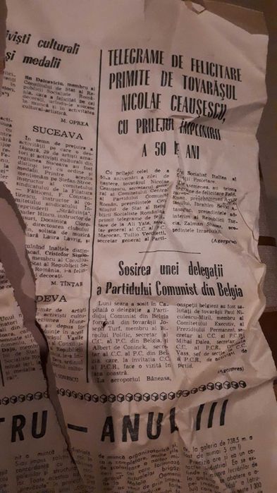 Ziarul Munca, 30 ian 1968, vintage, de colectie