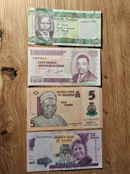 Vând bancnote din Africa