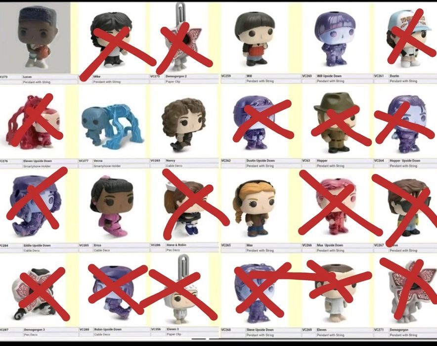 Обмен игрушек осд,stranger things