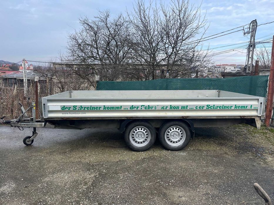 remorca platforma trailer HUMBAUR 4*1.95m an 2011