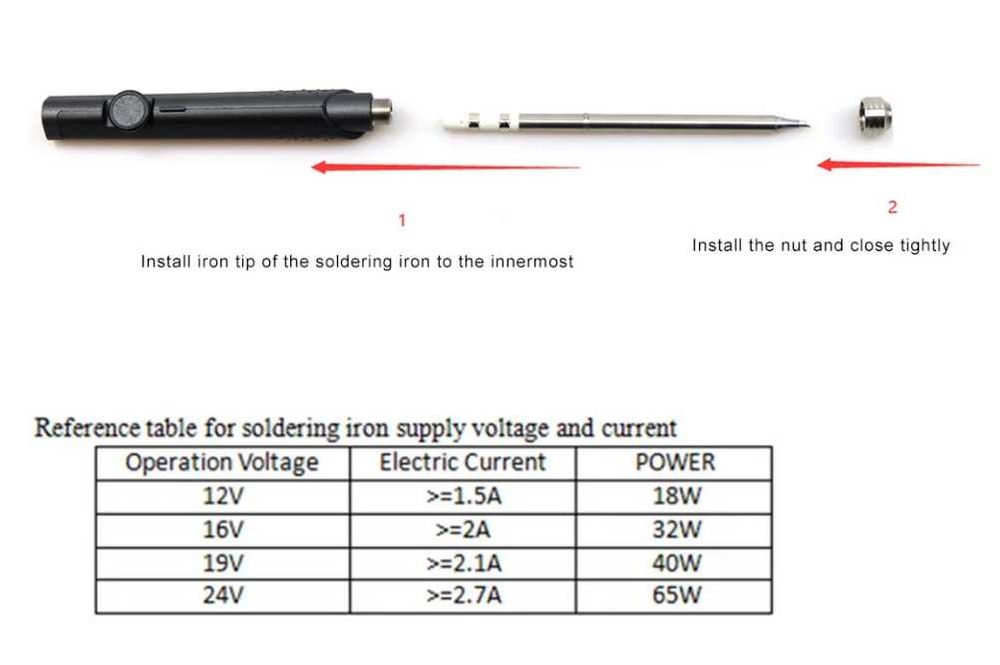 Паяльник SH72 65W (12-24 Вольт)
