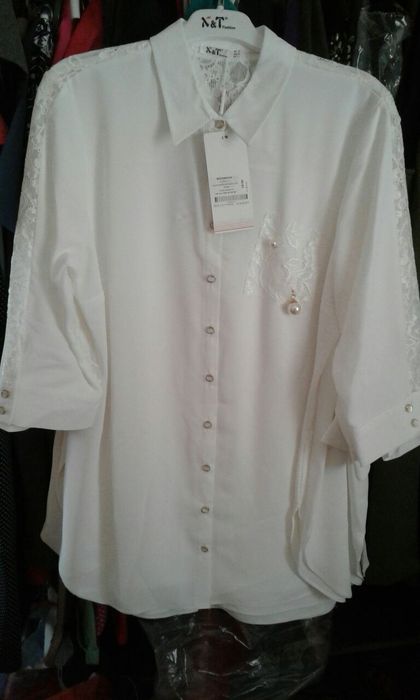 Блузки турция в наличии размеры есть Новое