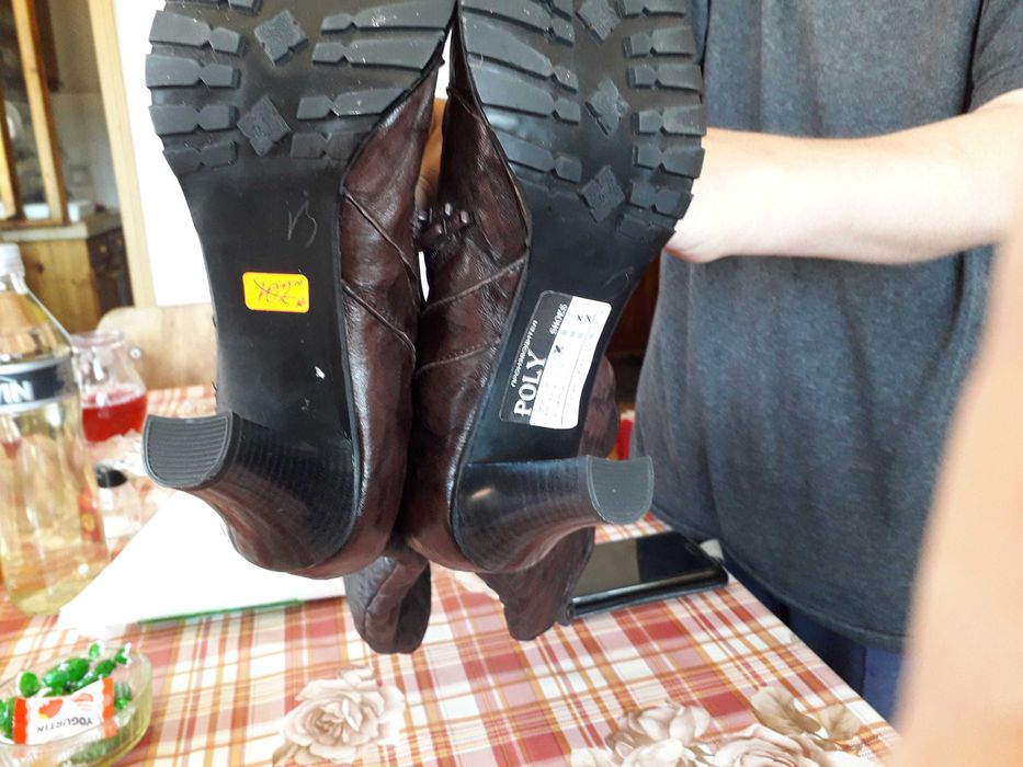 Дамски ботуши естествена кожа