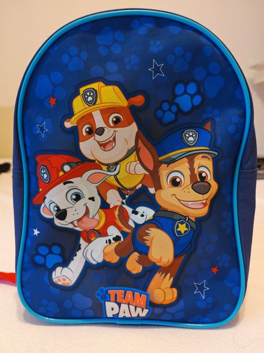 OFERTA!!! Ghiozdan SUPERMAN / PATRULA - in stare f bună