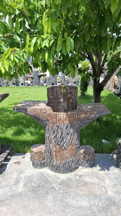 Градински чешми от щампован бетон