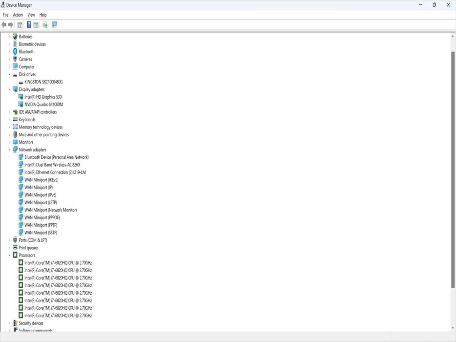 Лаптоп Lenovo Thinkpad P50 15.6" i7-6820HQ/RAM 32GB/SSD 480GB