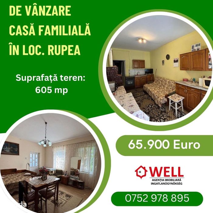 De vânzare casă familială în loc. Rupea