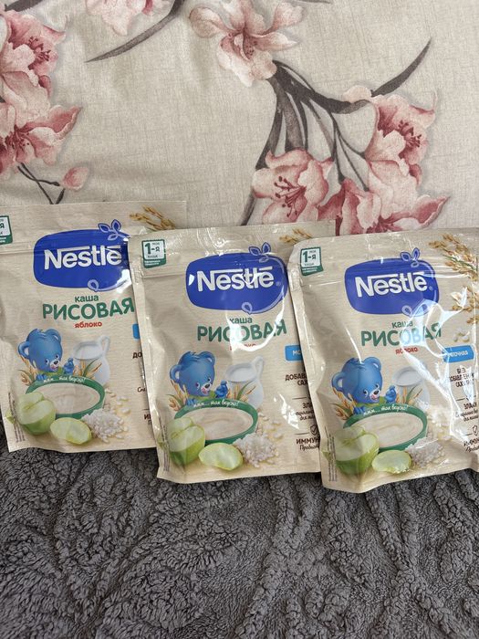 Детские молочные каши от Nestle