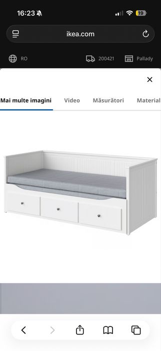 Vand pat divan ikea