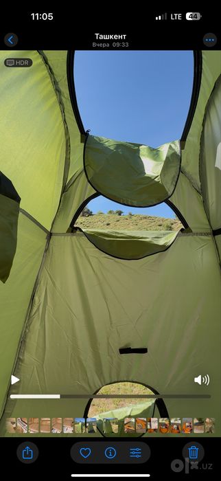 Palatka tualet dush razdevalka uchtasi birda piknik uchun zor palatka