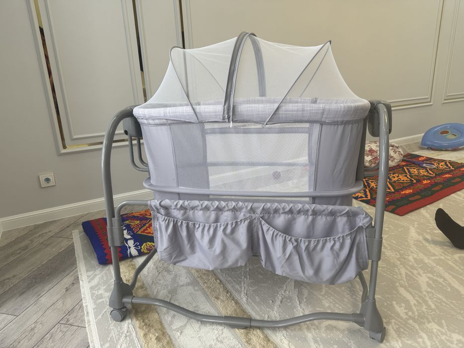 детская кровать качалка