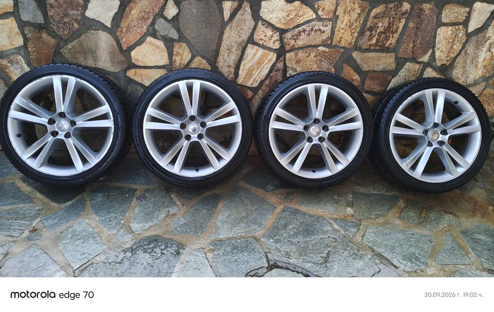 Оригинални 17" алуминиеви джанти 5x100 (Seat, VW, Skoda, Audi) + Гуми
