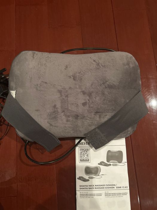 Perna / Aparat masaj Shiatsu SilverCrest pentru gat si spate cu husa si telecomanda