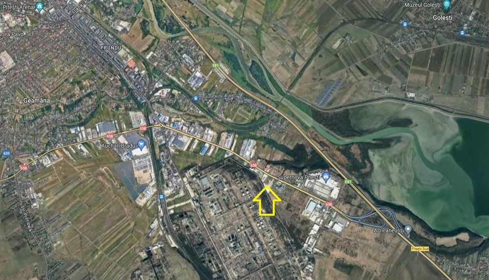 Teren intravilan curti constructii 4450 mp industrial comercial