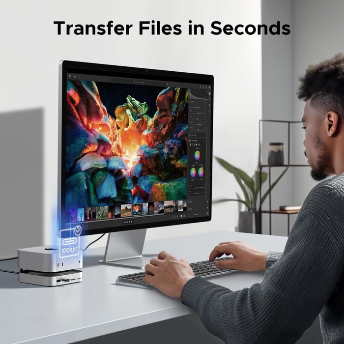 Док-станция 11-in-1 Ugreen CM841 для Mac Mini M4/M4 Pro