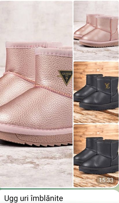 Încălțăminte copiii 
Roz 25 2Ugg uri îmblănite
Roz 25 26 27 28 29 30 3