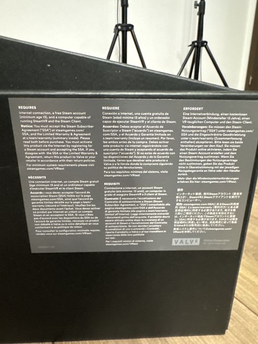 Valve Index Steam Vr + tripoduri